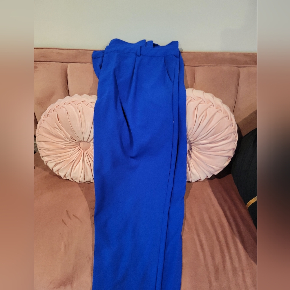 Vibrant Blue Trousers